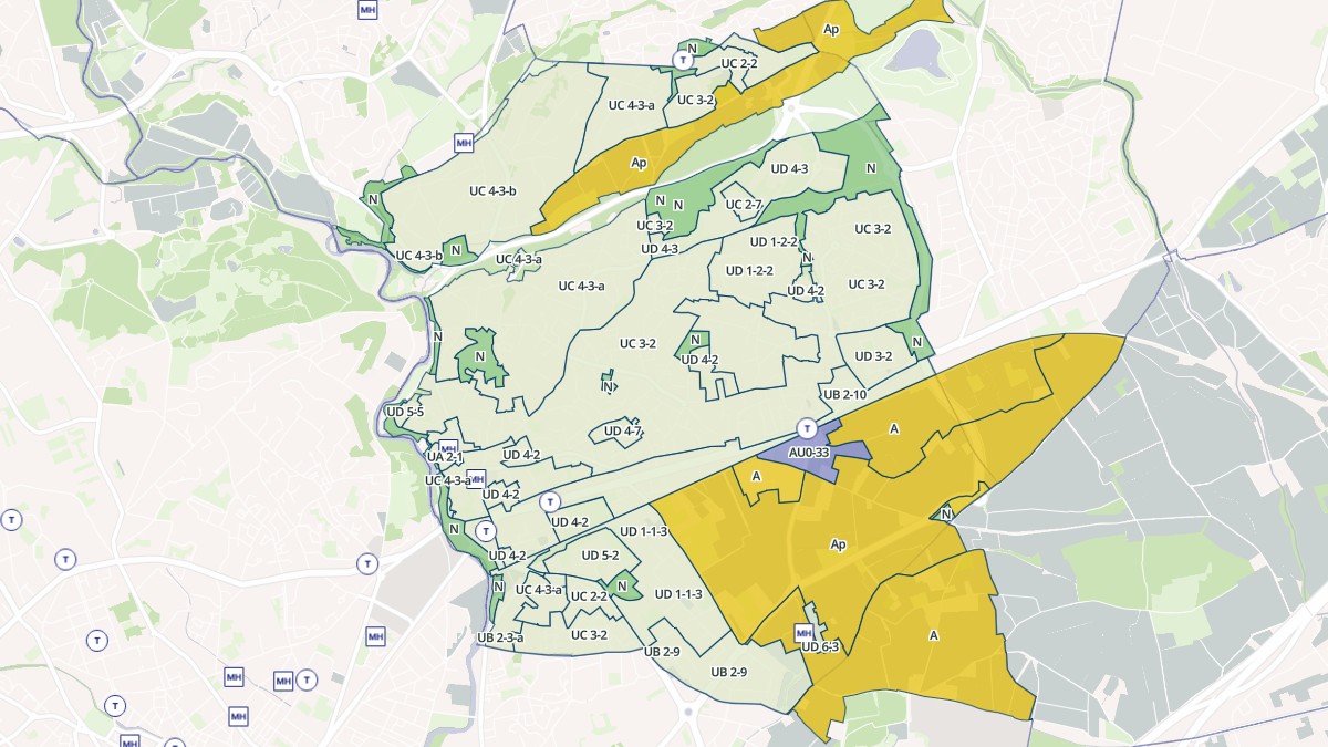 Aperçu cartographique de Castelnau-le-Lez, centré sur la commune