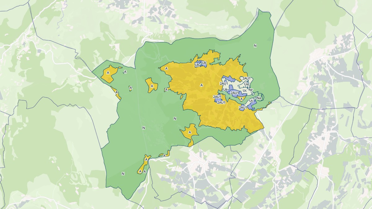 Aperçu cartographique de Claret, centré sur la commune