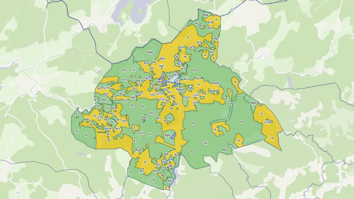 Aperçu cartographique de Fraisse-sur-Agout, centré sur la commune