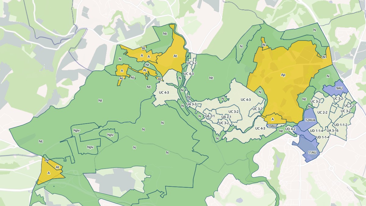 Aperçu cartographique de Grabels, centré sur la commune