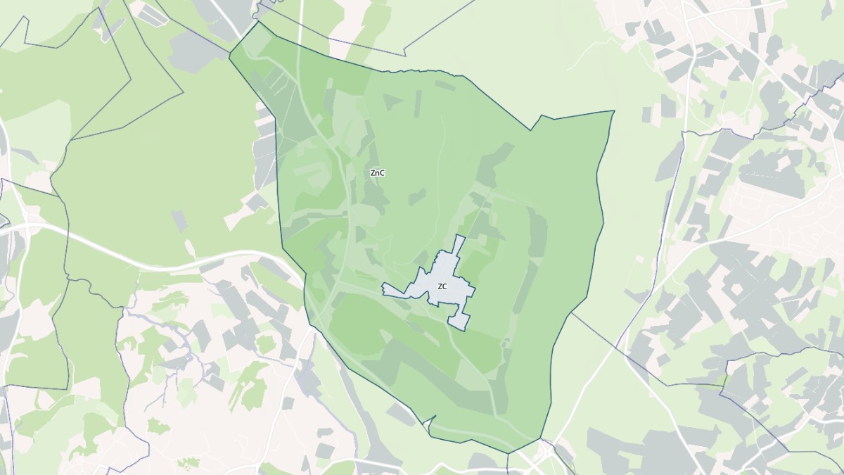 Aperçu cartographique de Guzargues, centré sur la commune