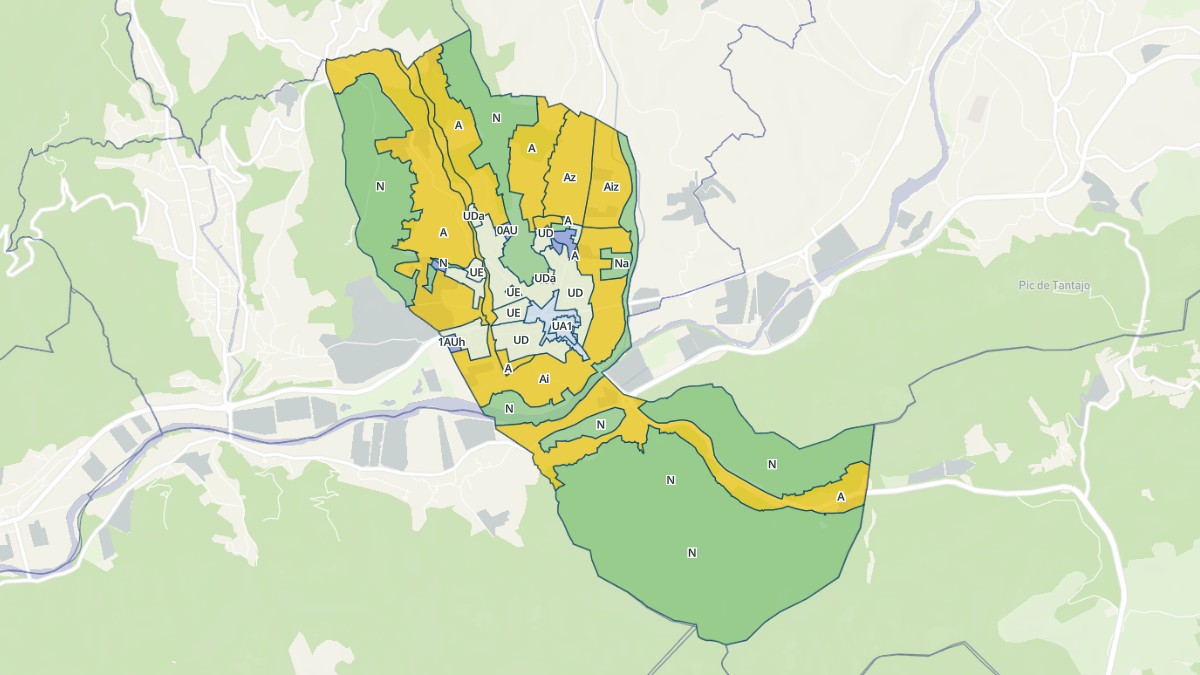 Aperçu cartographique de Hérépian, centré sur la commune