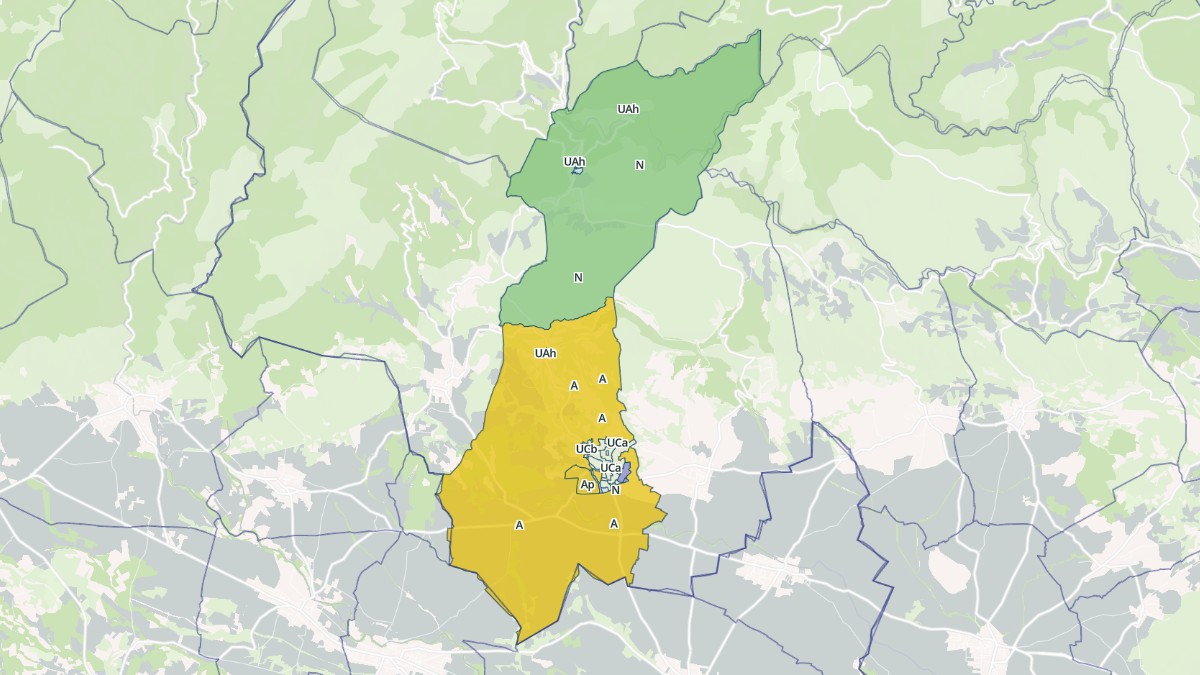 Aperçu cartographique de La Livinière, centré sur la commune