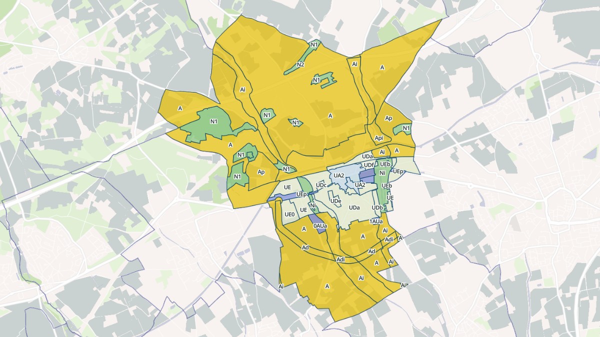Aperçu cartographique de Lunel-Viel, centré sur la commune