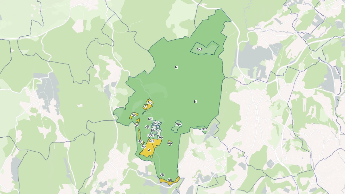 Aperçu cartographique de Murles, centré sur la commune