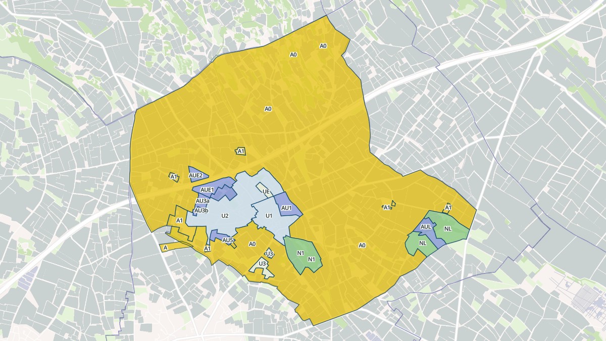 Aperçu cartographique de Pinet, centré sur la commune