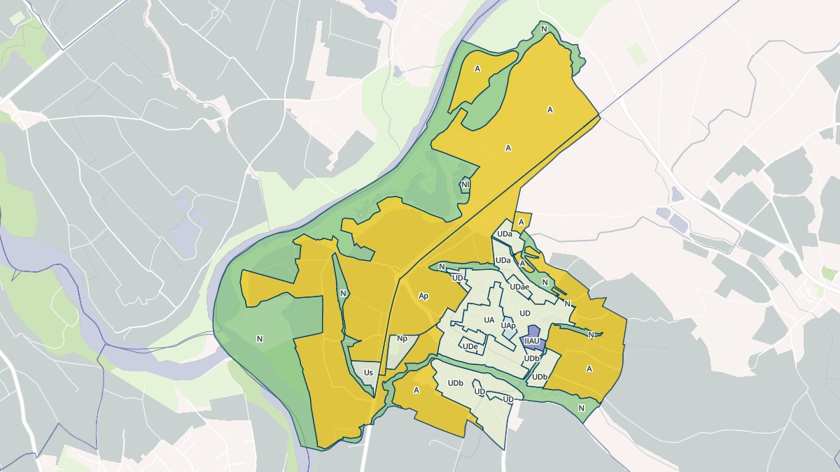 Aperçu cartographique de Pouzols, centré sur la commune