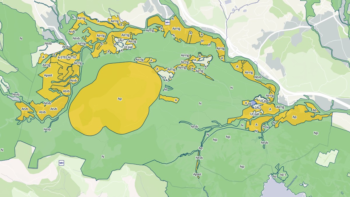 Aperçu cartographique de Le Puech, centré sur la commune