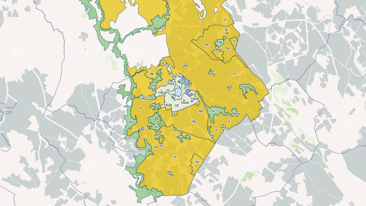 Aperçu cartographique de Puissalicon, centré sur la commune