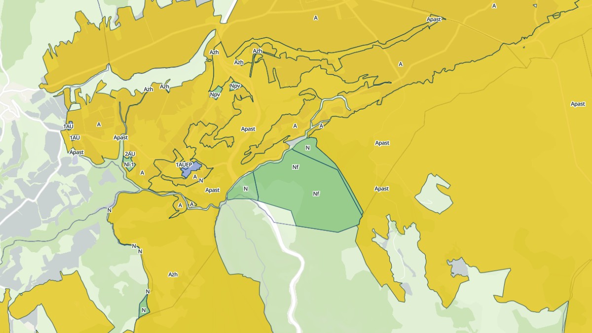 Aperçu cartographique de Saint-Félix-de-l'Héras, centré sur la commune