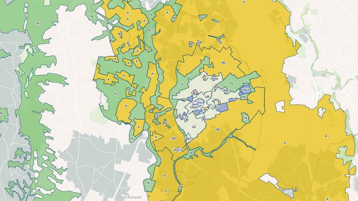 Aperçu cartographique de Saint-Geniès-de-Fontedit, centré sur la commune