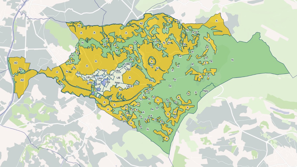 Aperçu cartographique de Saint-Pargoire, centré sur la commune