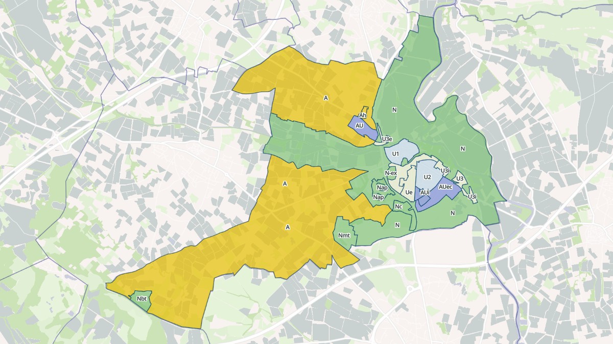 Aperçu cartographique de Saint-Thibéry, centré sur la commune