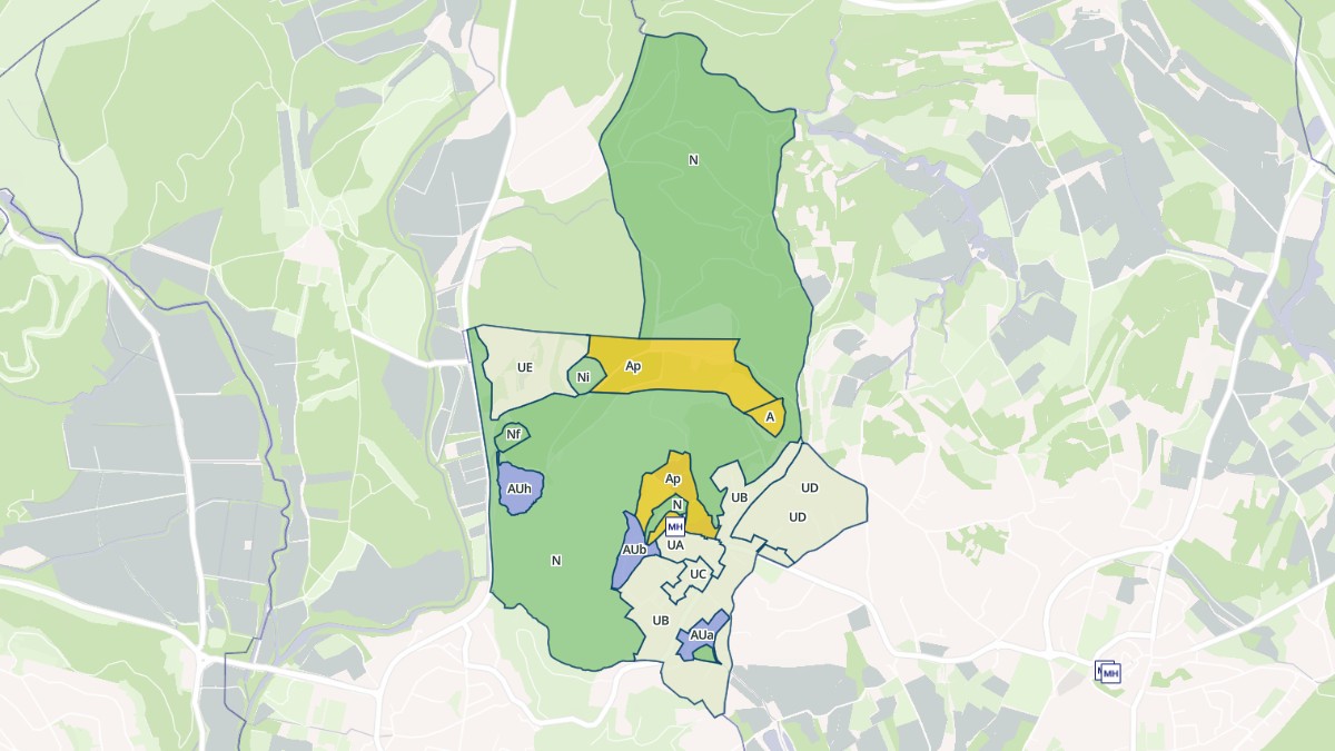 Aperçu cartographique de Saint-Vincent-de-Barbeyrargues, centré sur la commune