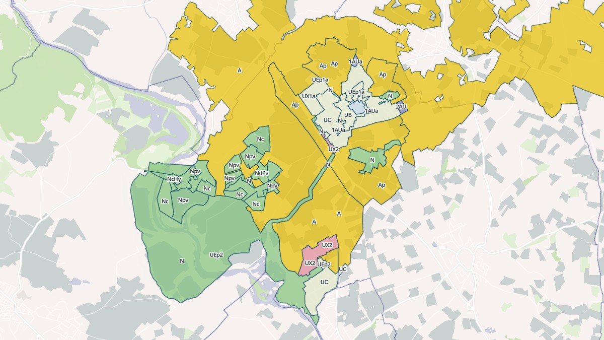 Aperçu cartographique de Thézan-lès-Béziers, centré sur la commune