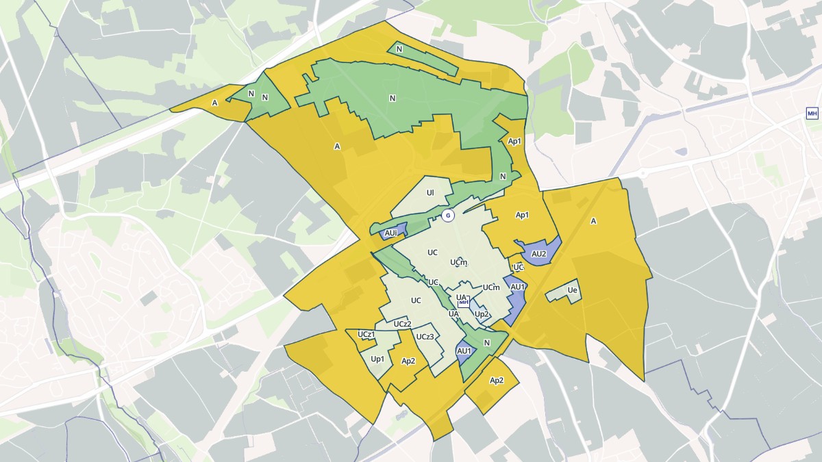 Aperçu cartographique de Valergues, centré sur la commune