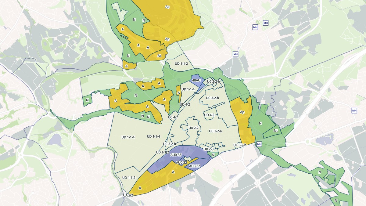 Aperçu cartographique de Vendargues, centré sur la commune