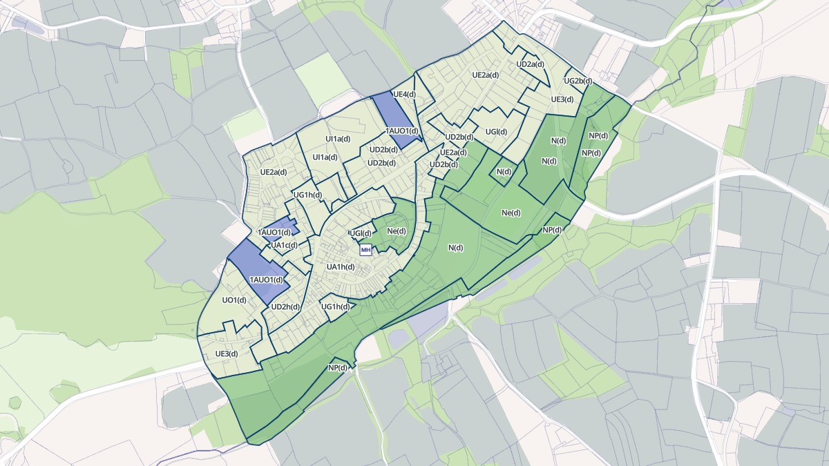 Aperçu cartographique de Bécherel, centré sur la commune