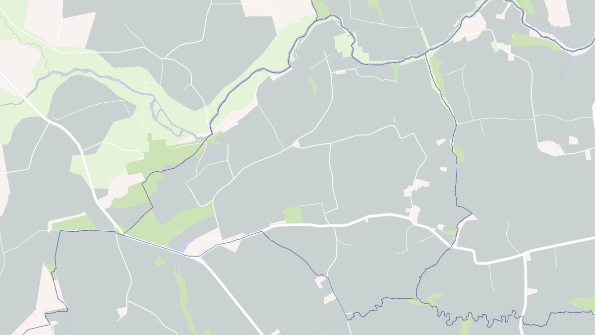 Aperçu cartographique de Bléruais, centré sur la commune