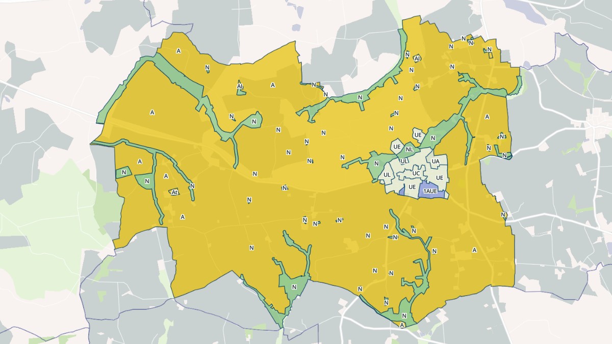 Aperçu cartographique de Boisgervilly, centré sur la commune