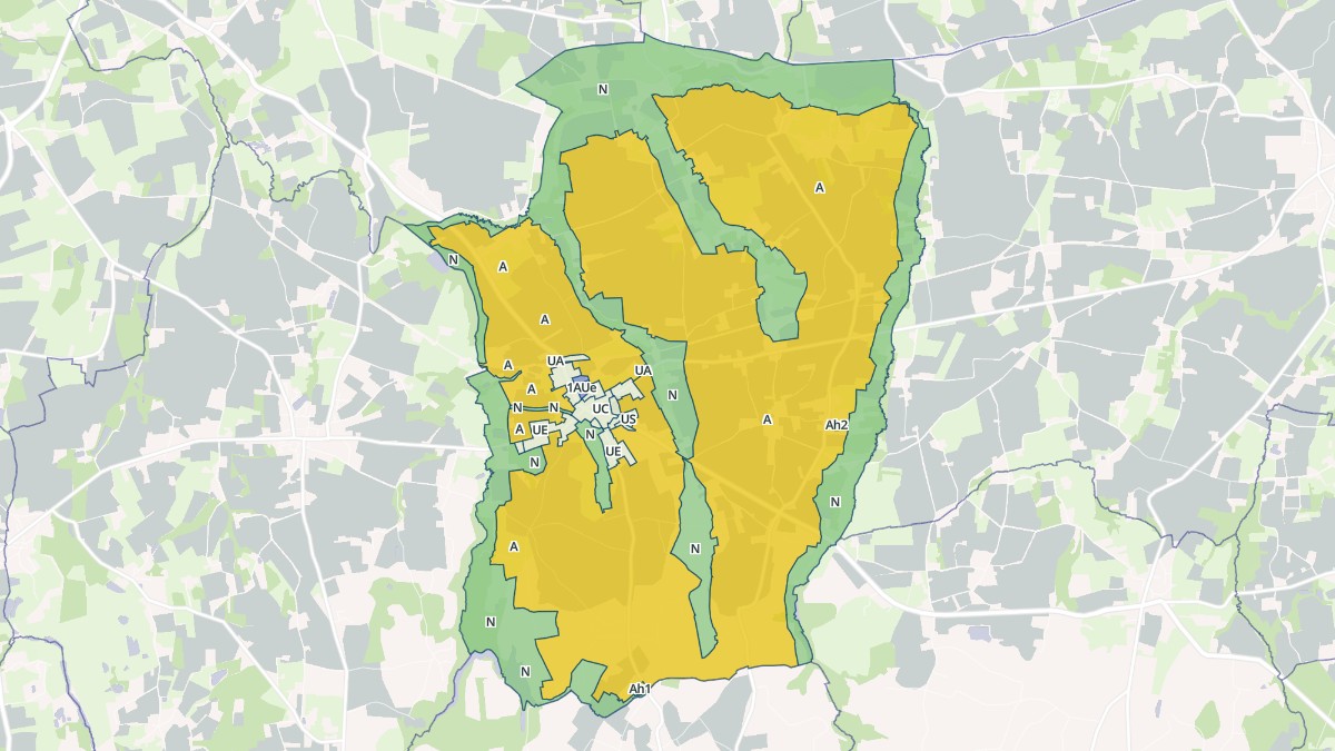 Aperçu cartographique de La Boussac, centré sur la commune