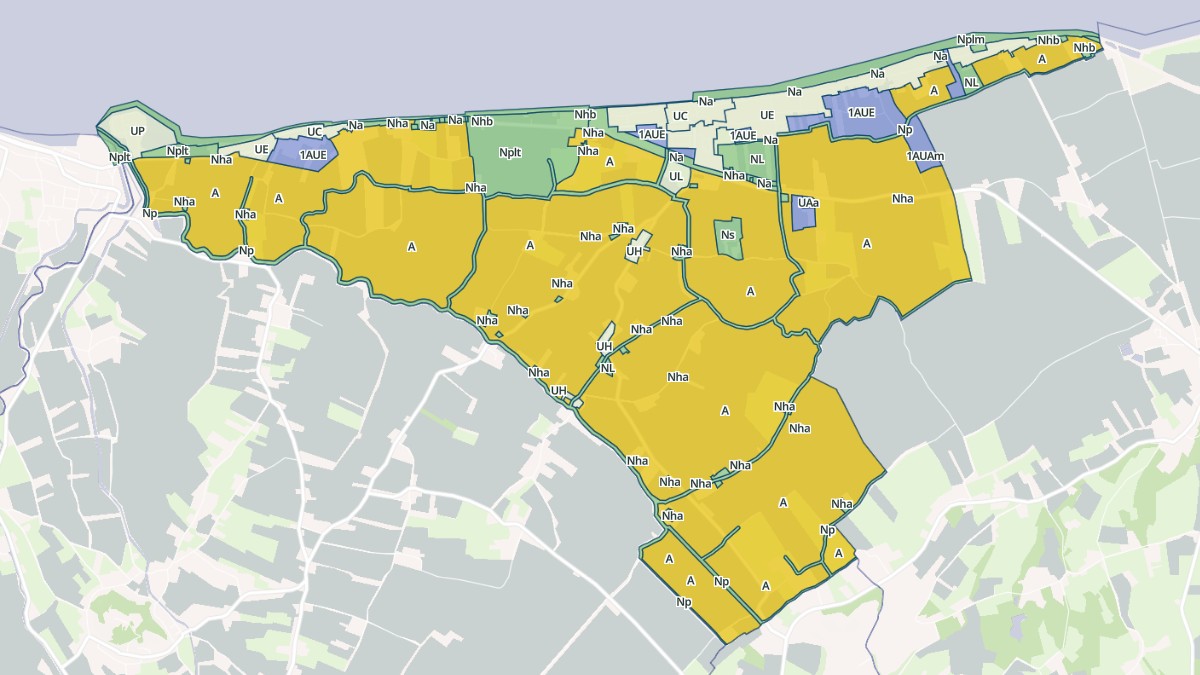 Aperçu cartographique de Cherrueix, centré sur la commune