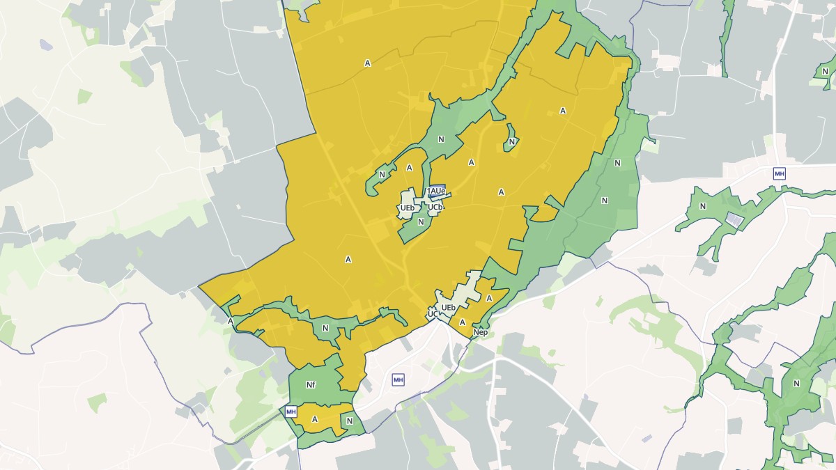 Aperçu cartographique de Longaulnay, centré sur la commune