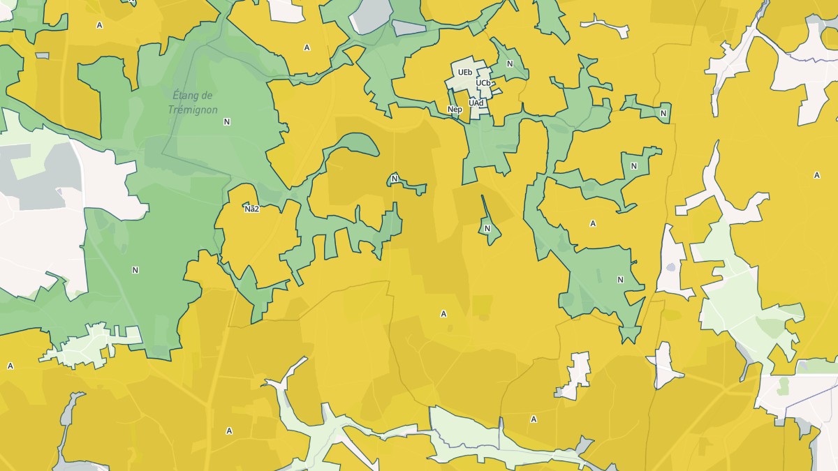 Aperçu cartographique de Lourmais, centré sur la commune
