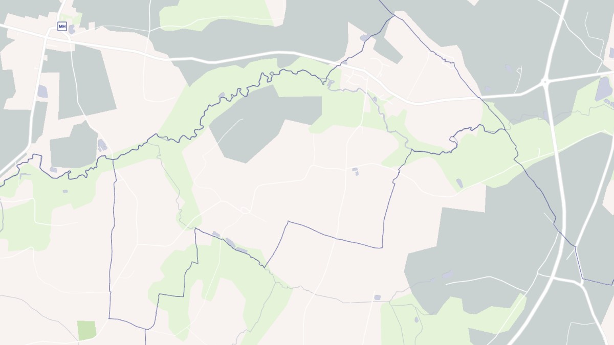 Aperçu cartographique de Moussé, centré sur la commune