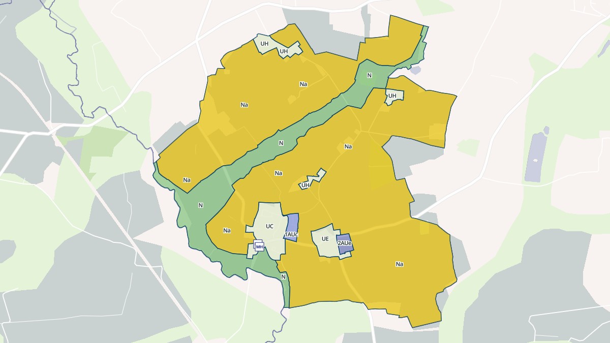 Aperçu cartographique de La Nouaye, centré sur la commune