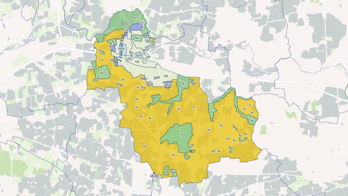 Aperçu cartographique de Noyal-sur-Vilaine, centré sur la commune