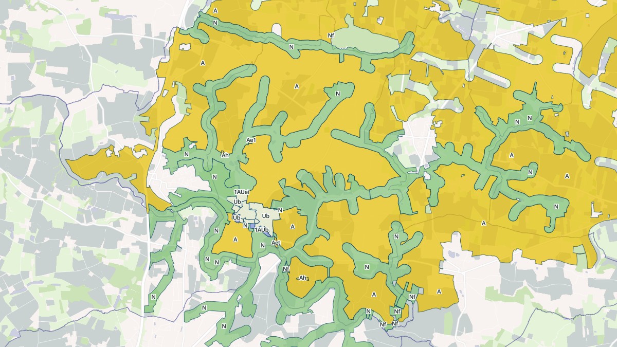 Aperçu cartographique de Pancé, centré sur la commune