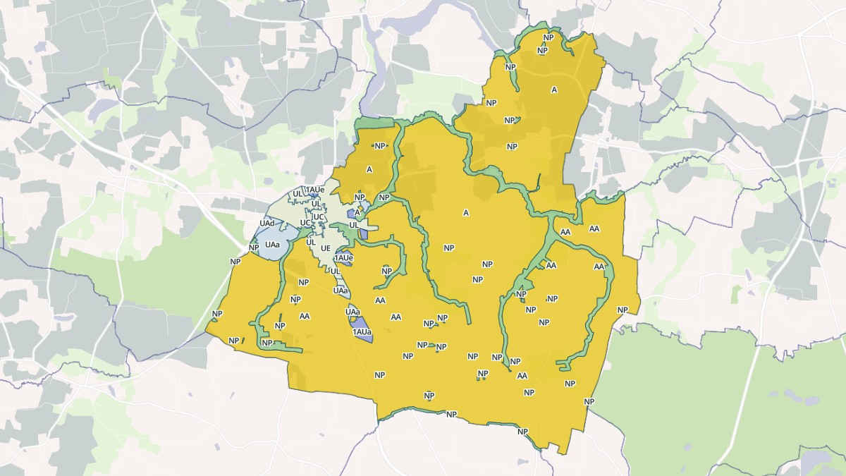 Aperçu cartographique de Retiers, centré sur la commune