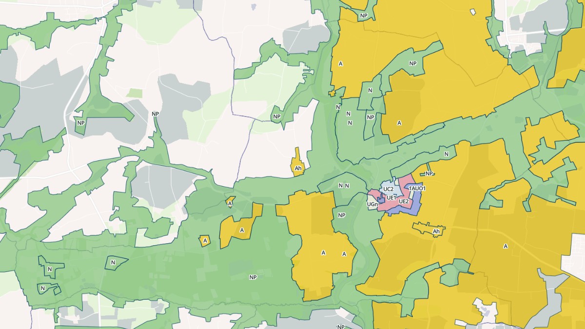Aperçu cartographique de Saint-Médard-sur-Ille, centré sur la commune