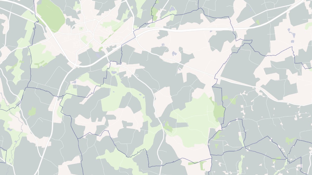 Aperçu cartographique de Saint-Onen-la-Chapelle, centré sur la commune