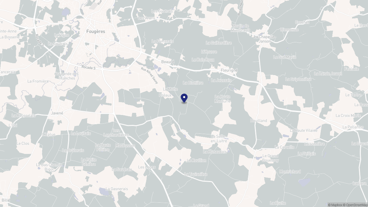 Aperçu cartographique de La Selle-en-Luitré, centré sur la commune