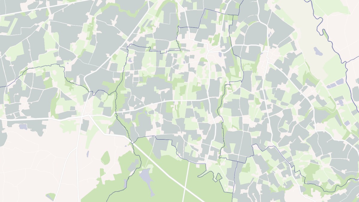 Aperçu cartographique de Vieux-Viel, centré sur la commune