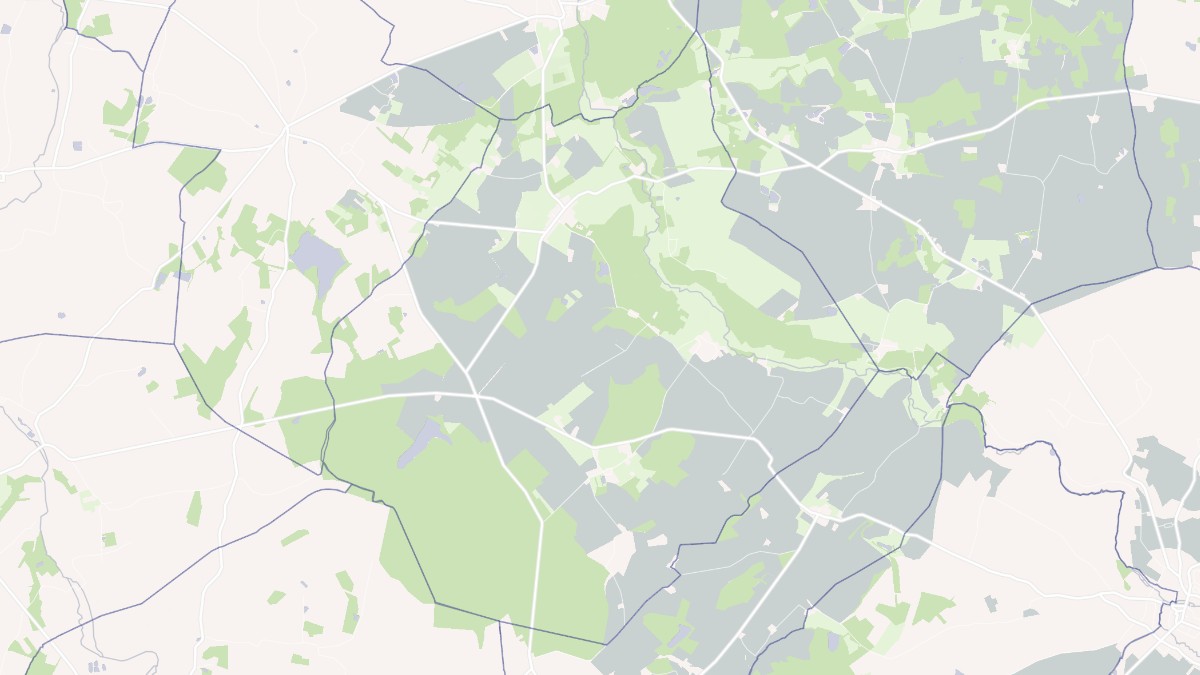Aperçu cartographique de Bagneux, centré sur la commune