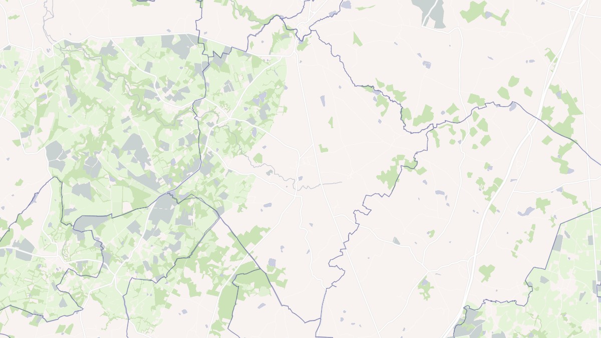 Aperçu cartographique de La Châtre-Langlin, centré sur la commune