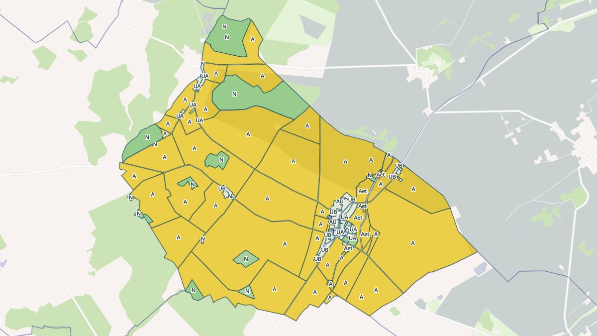 Aperçu cartographique de Chezelles, centré sur la commune