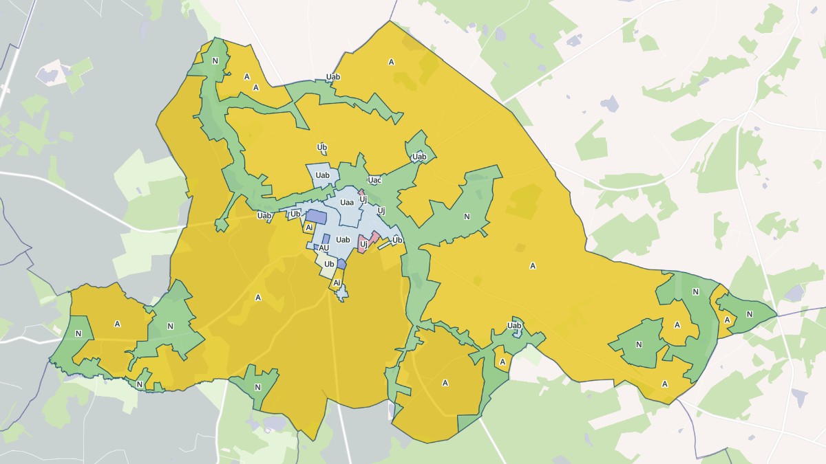 Aperçu cartographique de Écueillé, centré sur la commune