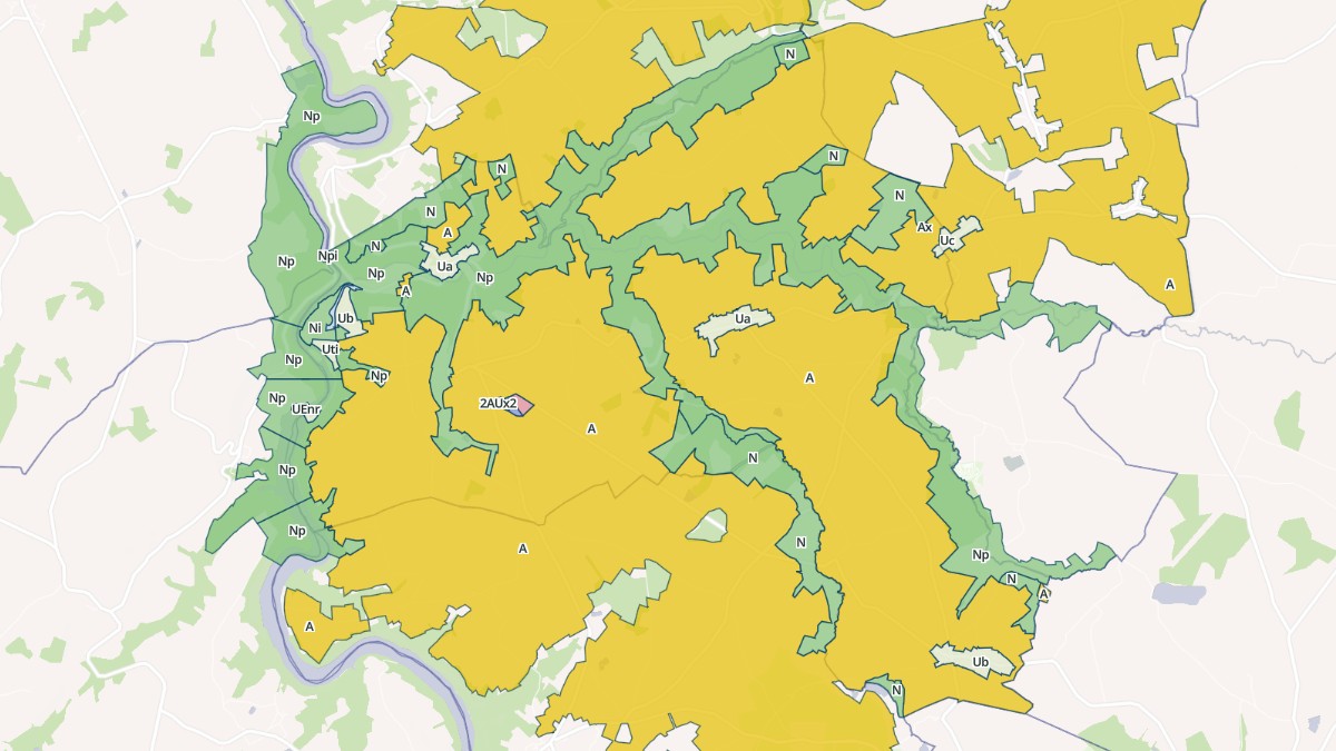 Aperçu cartographique de Gargilesse-Dampierre, centré sur la commune