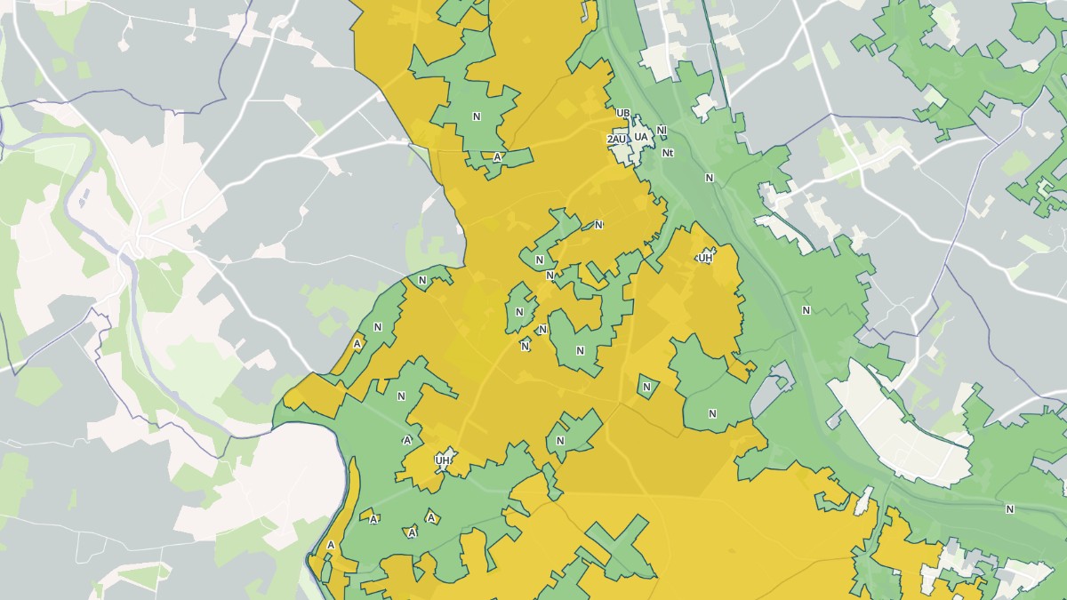 Aperçu cartographique de Lurais, centré sur la commune