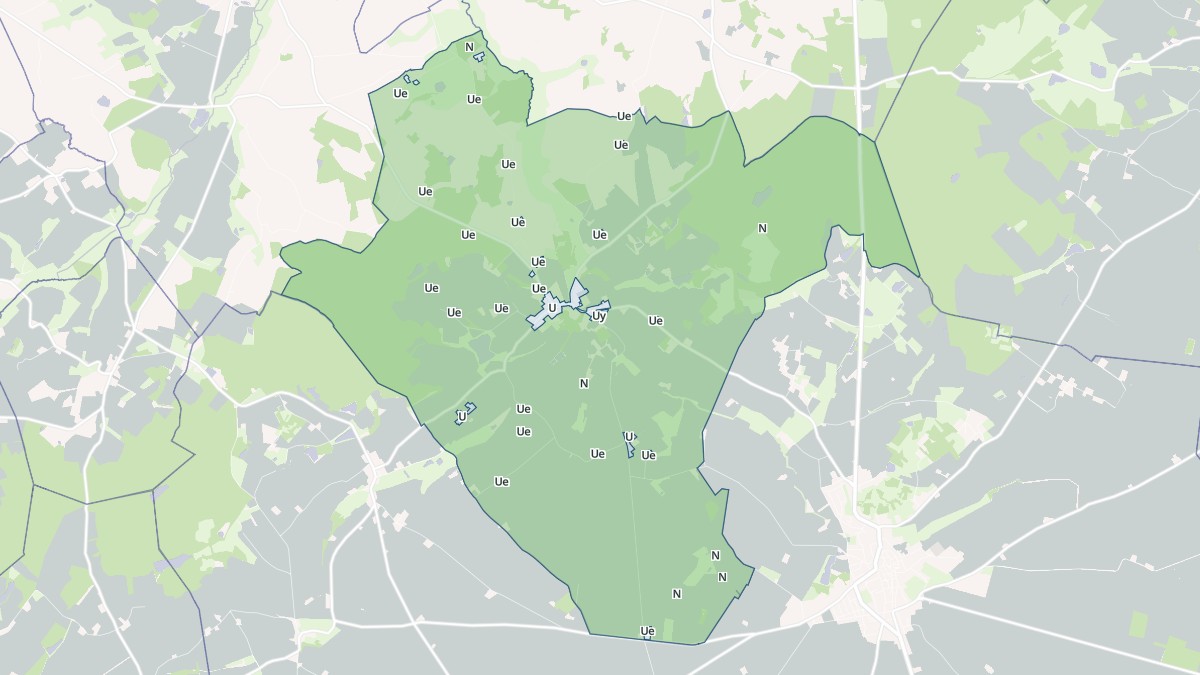 Aperçu cartographique de Moulins-sur-Céphons, centré sur la commune
