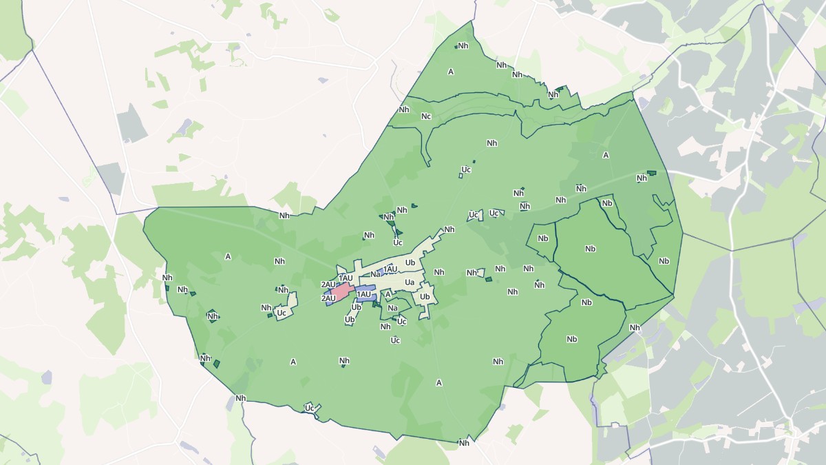 Aperçu cartographique de Pellevoisin, centré sur la commune