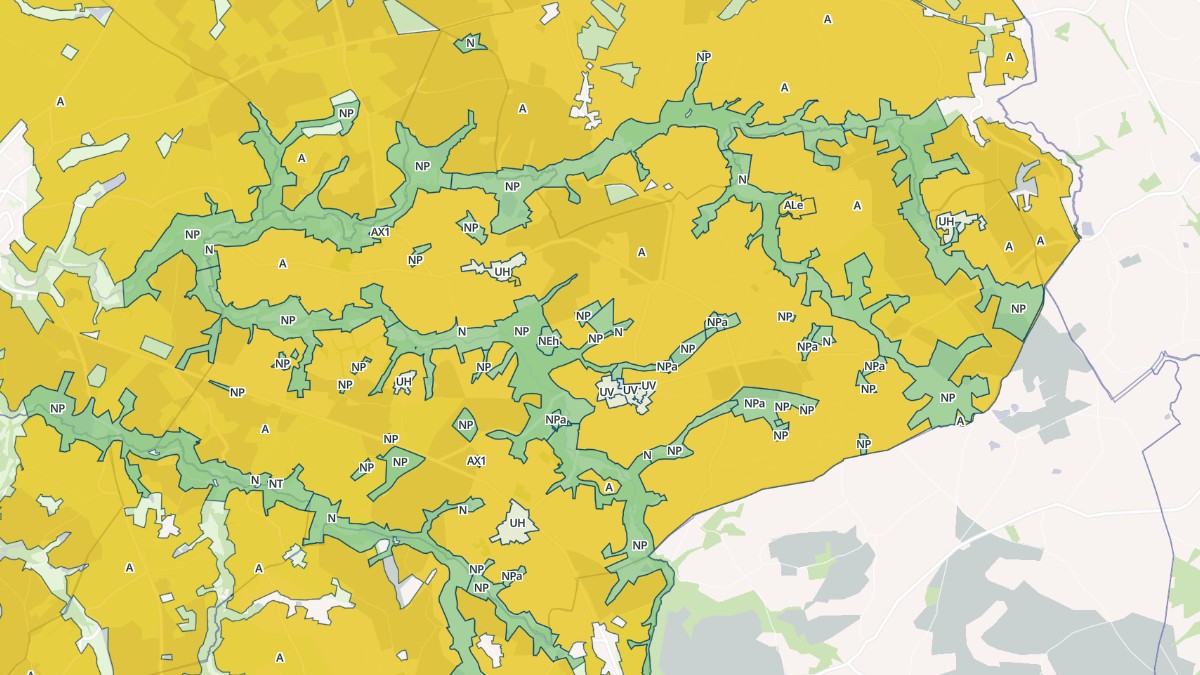 Aperçu cartographique de Pérassay, centré sur la commune