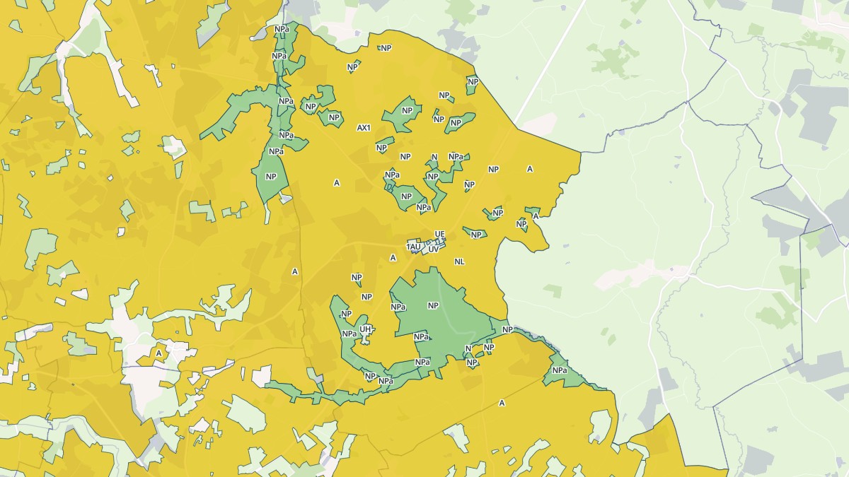 Aperçu cartographique de Saint-Christophe-en-Boucherie, centré sur la commune