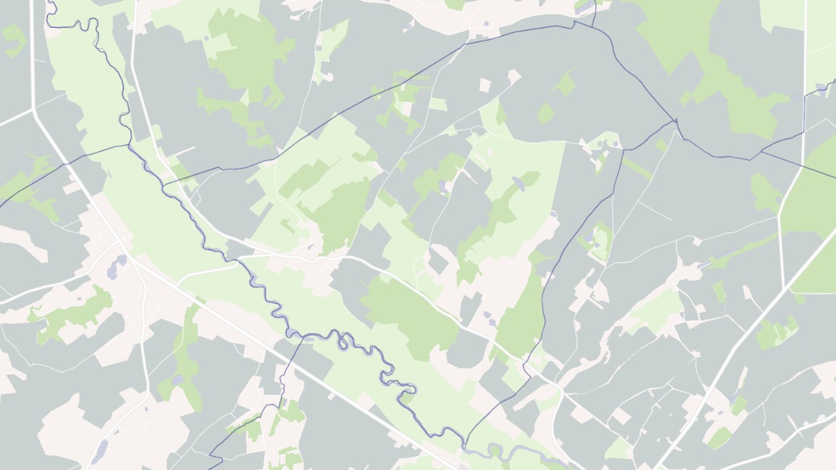 Aperçu cartographique de Saint-Cyran-du-Jambot, centré sur la commune