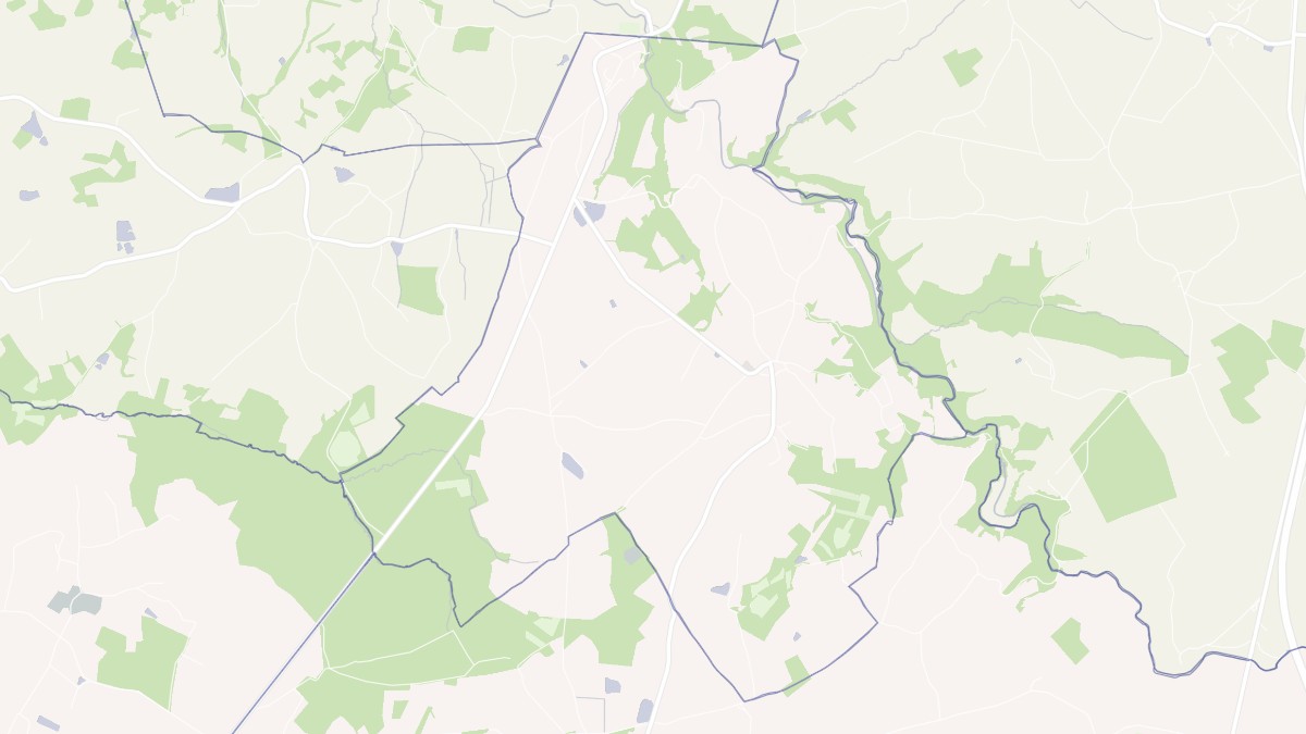 Aperçu cartographique de Saint-Gilles, centré sur la commune