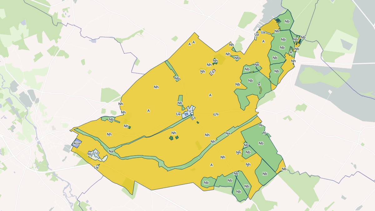 Aperçu cartographique de Saint-Lactencin, centré sur la commune
